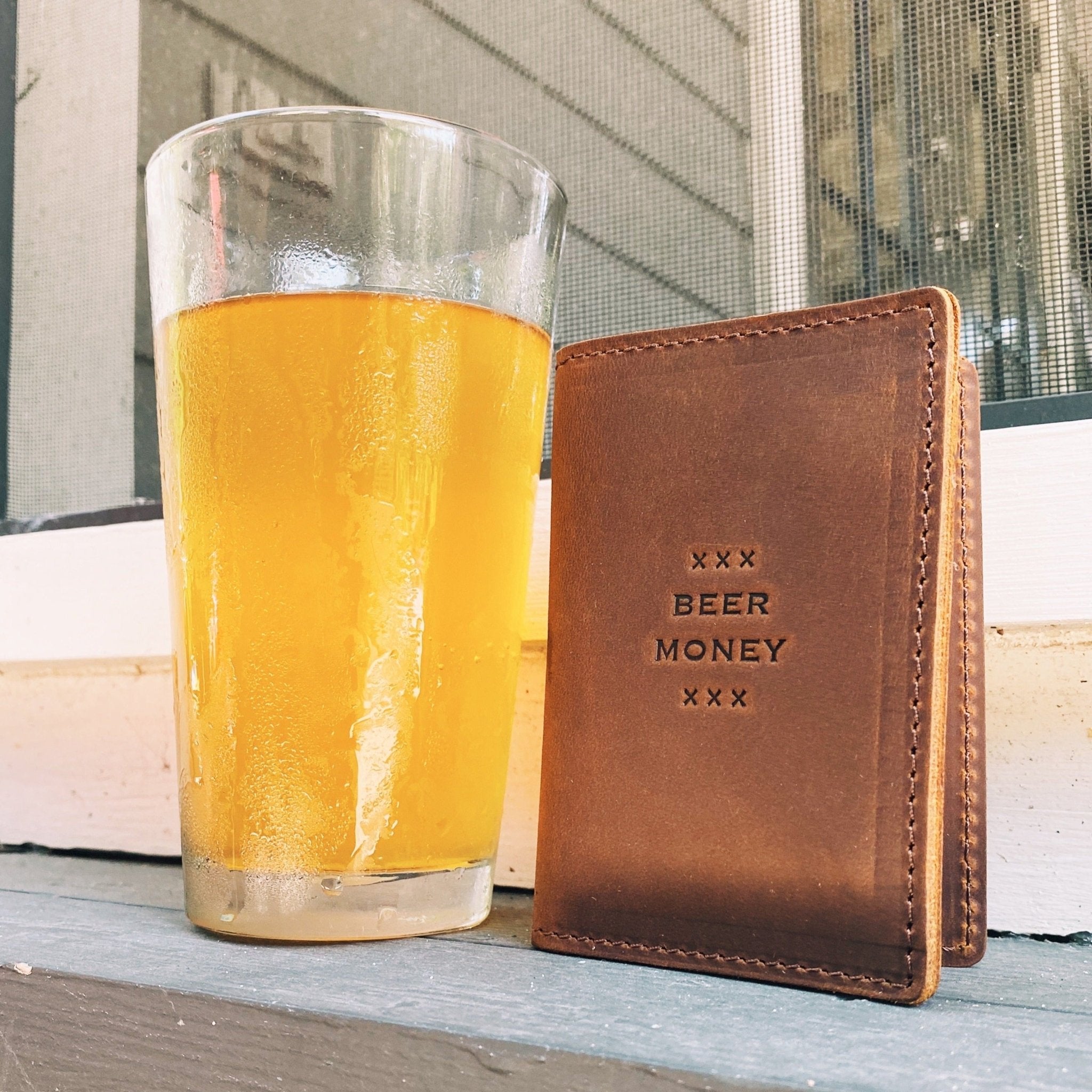 Whiskey Wallet Top Stamps