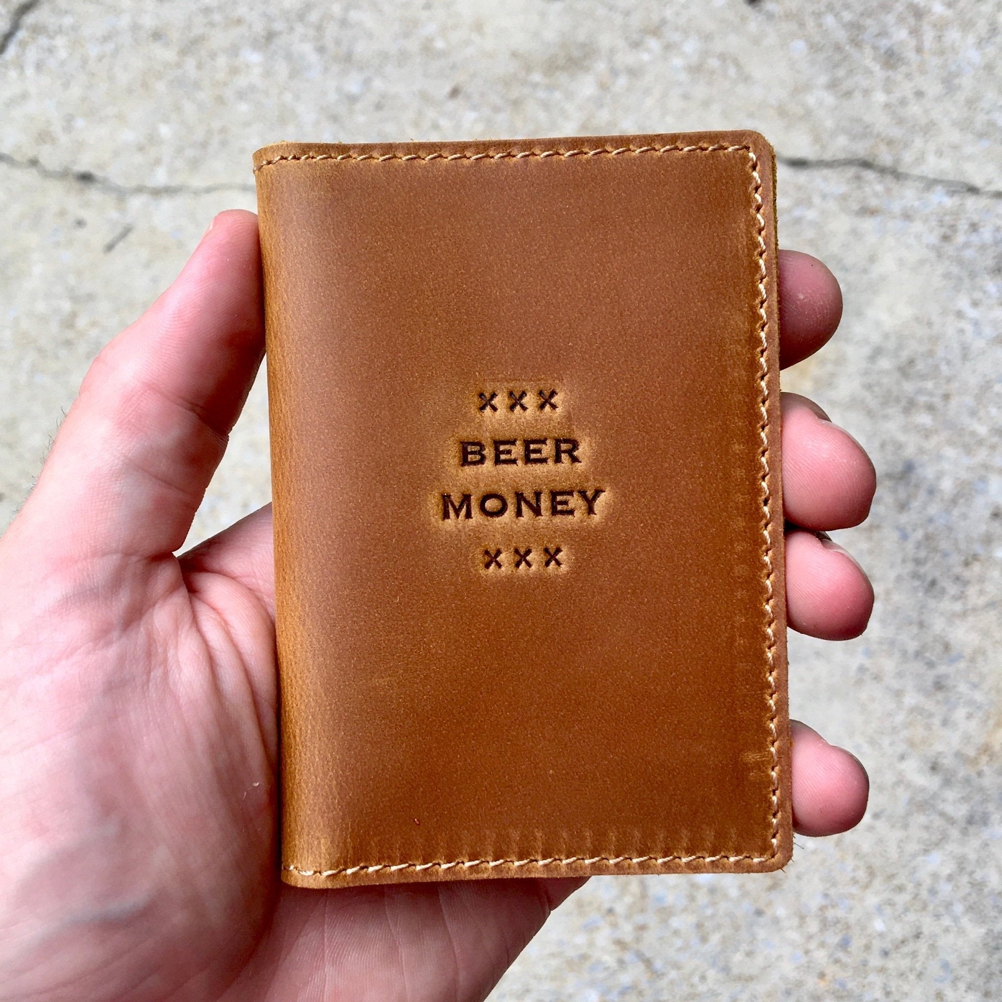 Whiskey Wallet Top Stamps